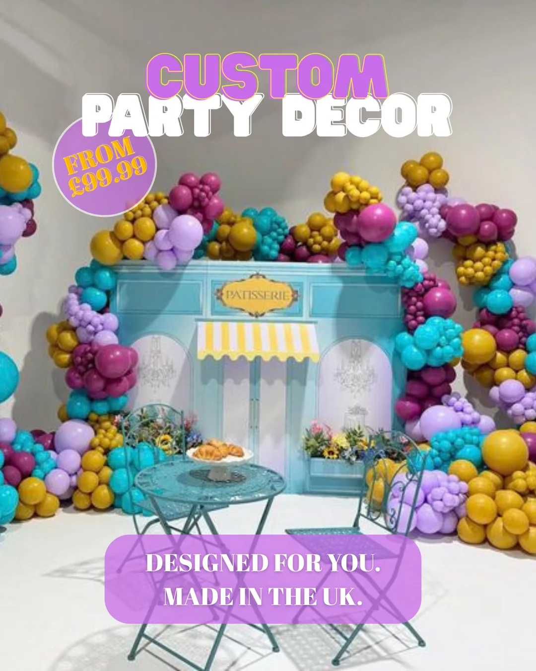 Cardboard Kustomz patisserie set