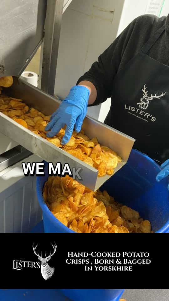 Listers Crisps, hand-cooked in Yorkshire